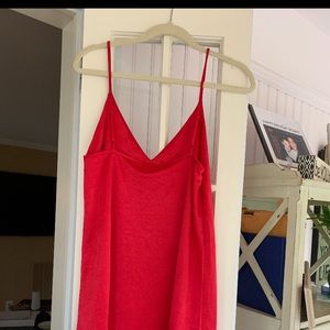 Red Zara Dress slip